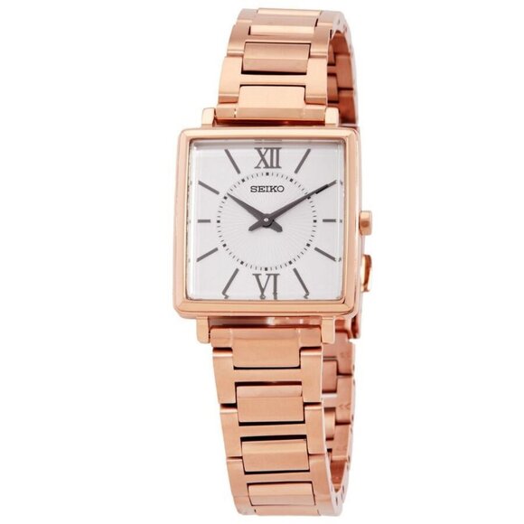 NWT Authentic Seiko Conceptual Quartz White Dial Women's Watch - Picture 1 of 3